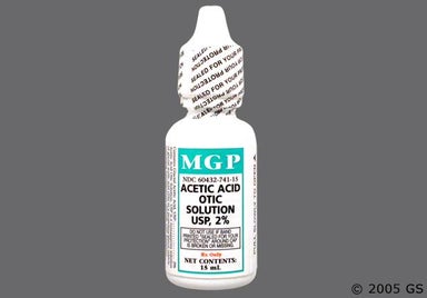 colorless - Acetic Acid 2% Otic Solution