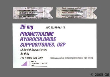 White Bullet - Promethazine 25mg Rectal Suppository