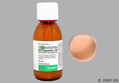Orange Not applicable - Griseofulvin Microsize 125mg/5ml Suspension