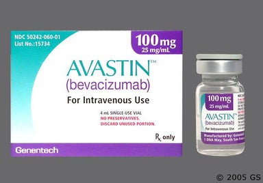 brown - AVASTIN 100mg/4mL Solution for Injection