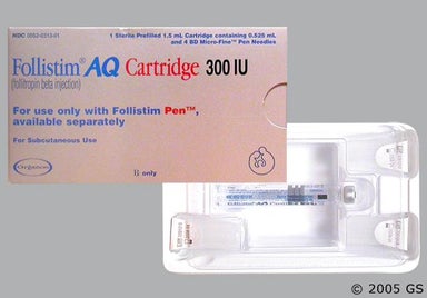 Not applicable - Follistim AQ 300units Cartridge Solution for Injection