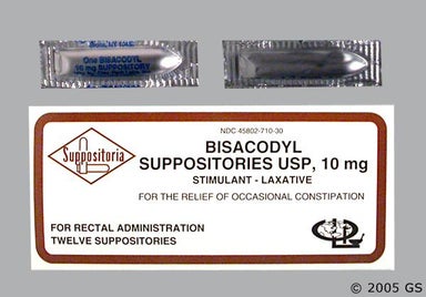 White Bullet - Bisacodyl 10mg Rectal Suppository