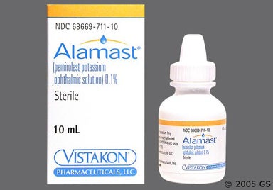 Not applicable - Alamast 0.1% Ophthalmic Solution