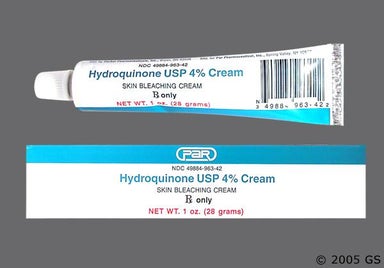 Not applicable - Hydroquinone 4% Topical Cream