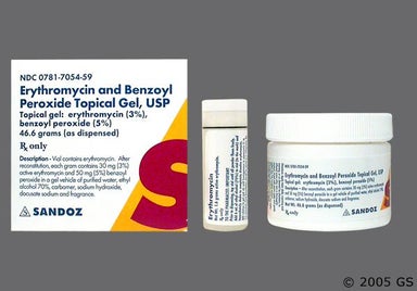White Not applicable - Erythromycin/Benzoyl Peroxide 3%-5% Topical Gel