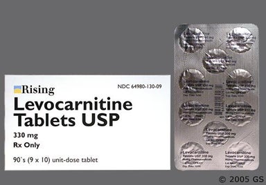 White Round Cor 160 - Levocarnitine 330mg Tablet