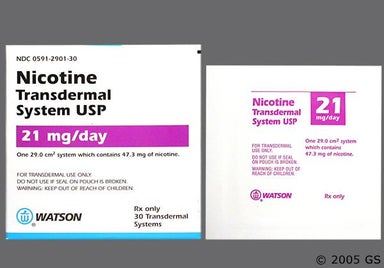 Tan Square - Nicotine 21mg/24hrTransdermal Patch