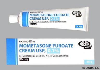 white - Mometasone Furoate 0.1% Topical Cream