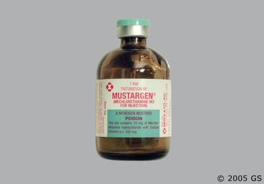 Yellow Not applicable - Mustargen 10mg Powder for Injection