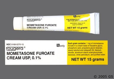 White Not applicable - Mometasone Furoate 0.1% Topical Cream