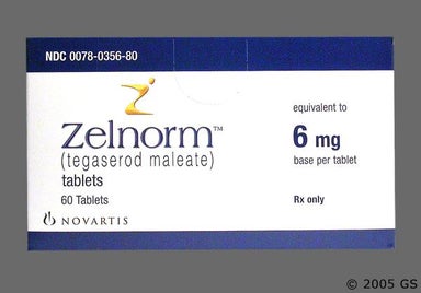 White Round NVR - Zelnorm 6mg Tablet