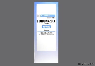 Pink Round RX 805 - Fluconazole 150mg Tablet