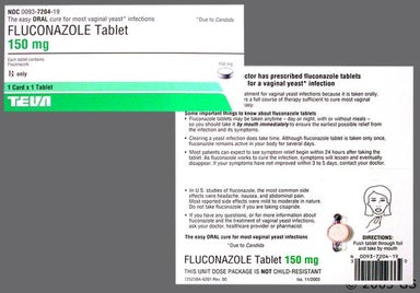 Peach Round N 548 - Fluconazole 150mg Tablet