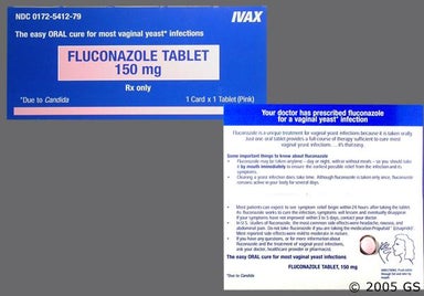 Pink Oval LOGO 150 - Fluconazole 150mg Tablet
