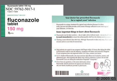 Pink Oval FLZ 150 - Fluconazole 150mg Tablet