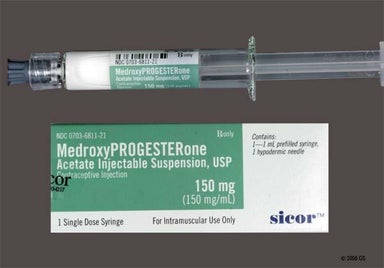 White Not applicable - Medroxyprogesterone Acetate 150mg/ml Suspension for Injection