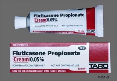White Not applicable - Fluticasone Propionate 0.05% Topical Cream