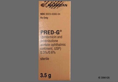 Not applicable - Pred-G S.O.P. 0.3%-0.6% Ophthalmic Ointment