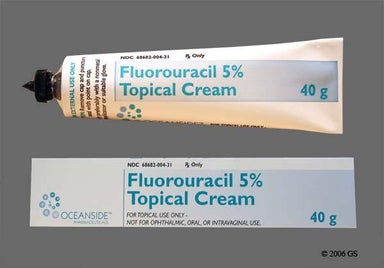 White Not applicable - Fluorouracil 5% Topical Cream