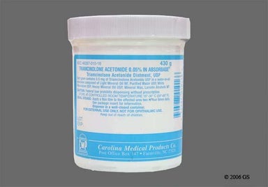White Not applicable - Triamcinolone Acetonide 0.05% in Absorbase Topical Ointment
