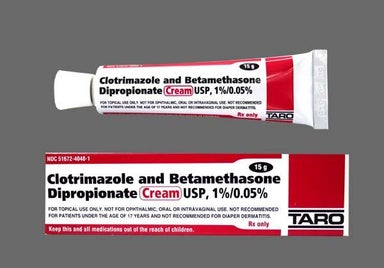 white - Clotrimazole/Betamethasone Dipropionate 1%-0.05% Topical Cream