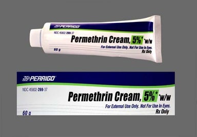 white - Permethrin 5% Topical Cream