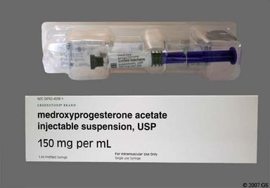 White Not applicable - Medroxyprogesterone Acetate 150mg/ml Suspension for Injection