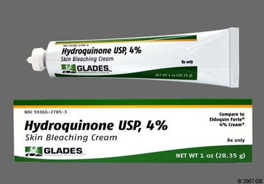 White Not applicable - Hydroquinone 4% Topical Cream