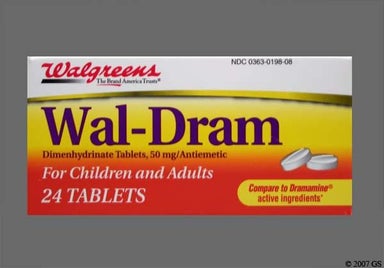 White Round 44 198 - Wal-Dram 50mg Tablet