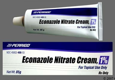 white - Econazole Nitrate 1% Topical Cream