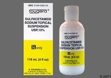 White Not applicable - Sulfacetamide Sodium 10% Topical Suspension