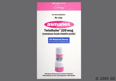 White Not applicable - Asmanex 220mcg 60 Dose Twisthaler