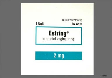 White Round - Estring 2mg Vaginal Ring