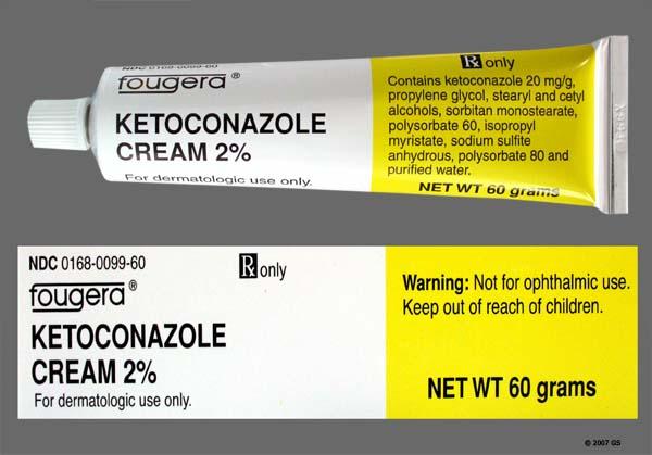 Ketoconazole cream packaging