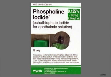 White Not applicable - Phospholine Iodide 0.125% Ophthalmic Powder for Reconstitution