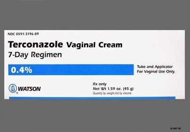 White Not applicable - Terconazole 7 Day 0.4% Vaginal Cream