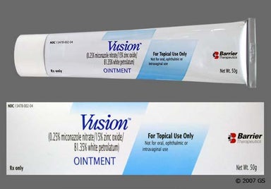 White Not applicable - Vusion Topical Ointment