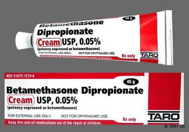 white - Betamethasone Dipropionate 0.05% Topical Cream