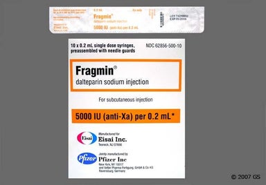 Not applicable - Fragmin Pre-Filled Syringe 5000unit/0.2ml Solution for Injection