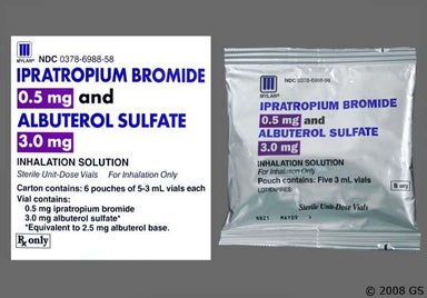 Not applicable - Ipratropium Bromide/Albuterol Sulfate 0.5mg-3mg/3ml Solution for Inhalation