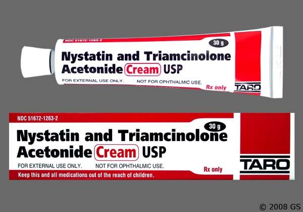 Nystatin/triamcinolone package