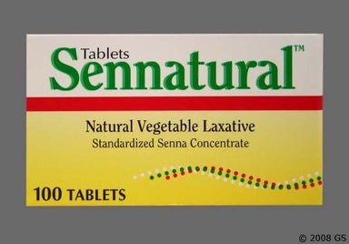 Brown Round - Sennatural 8.6mg Tablet