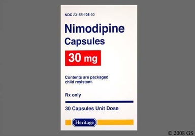 White Capsule H108 - Nimodipine 30mg Capsule