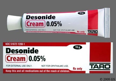 white - Desonide 0.05% Topical Cream
