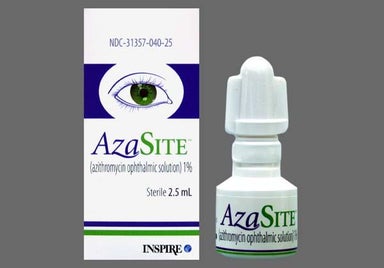 White Not applicable - Azasite 1% Ophthalmic Solution