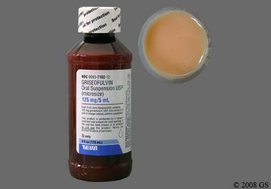 Pink-orange Not applicable - Griseofulvin Microsize 125mg/5ml Suspension