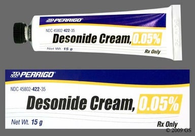 White - Desonide 0.05% Topical Cream