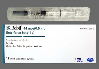 yellow - Rebif 44mcg/0.5mL Solution for Injection
