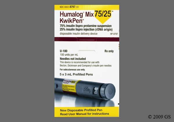 Humalog 75 25 Dosing Chart