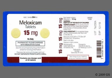 Yellow Round ZC 26 - Meloxicam 15mg Tablet